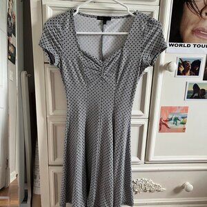 BeBop Women's Black and White Dress